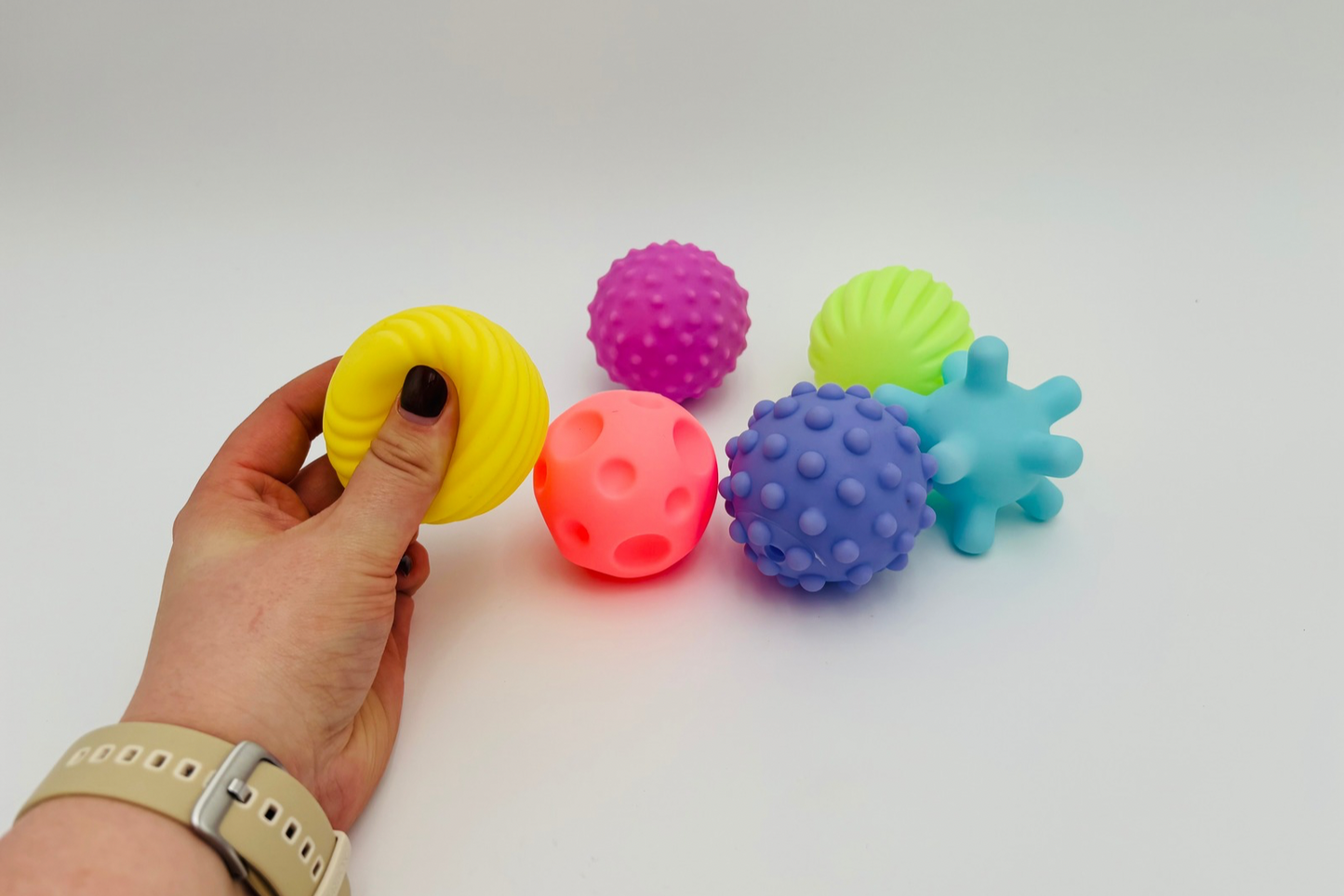 Balles sensorielles, lot de 6