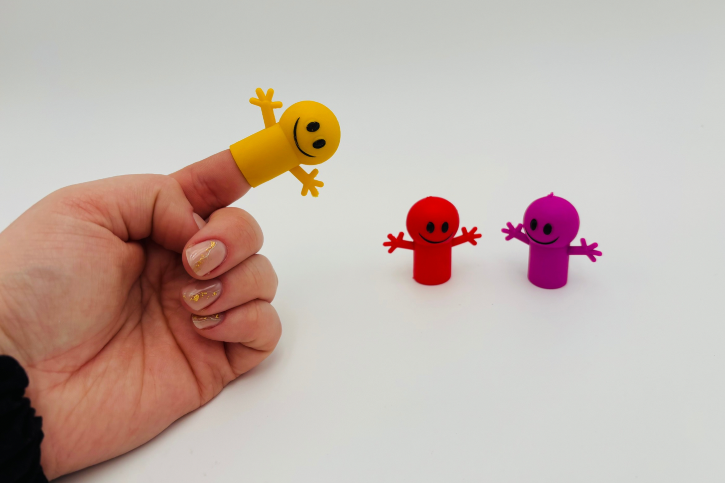 Marionnettes de doigt personnages lot de 3