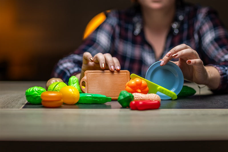 Dinette aliments à couper velcro
