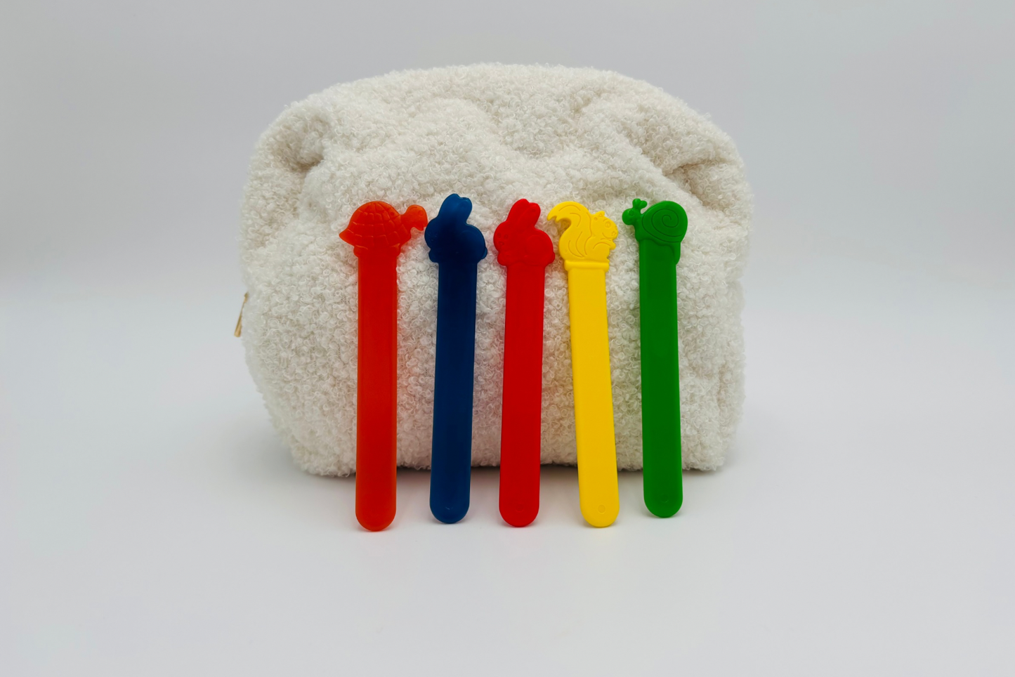 Abaisse-langue colorés animaux lot de 20 GIMA