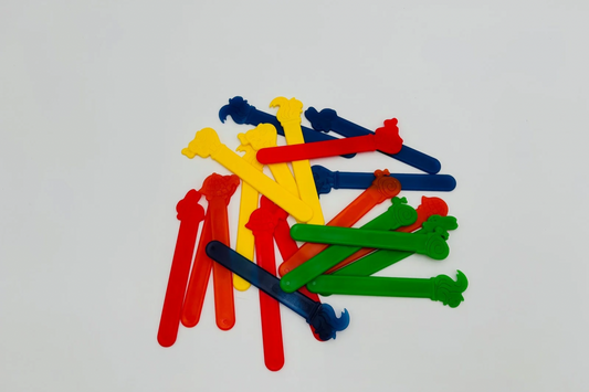 Abaisse-langue colorés animaux lot de 20 GIMA