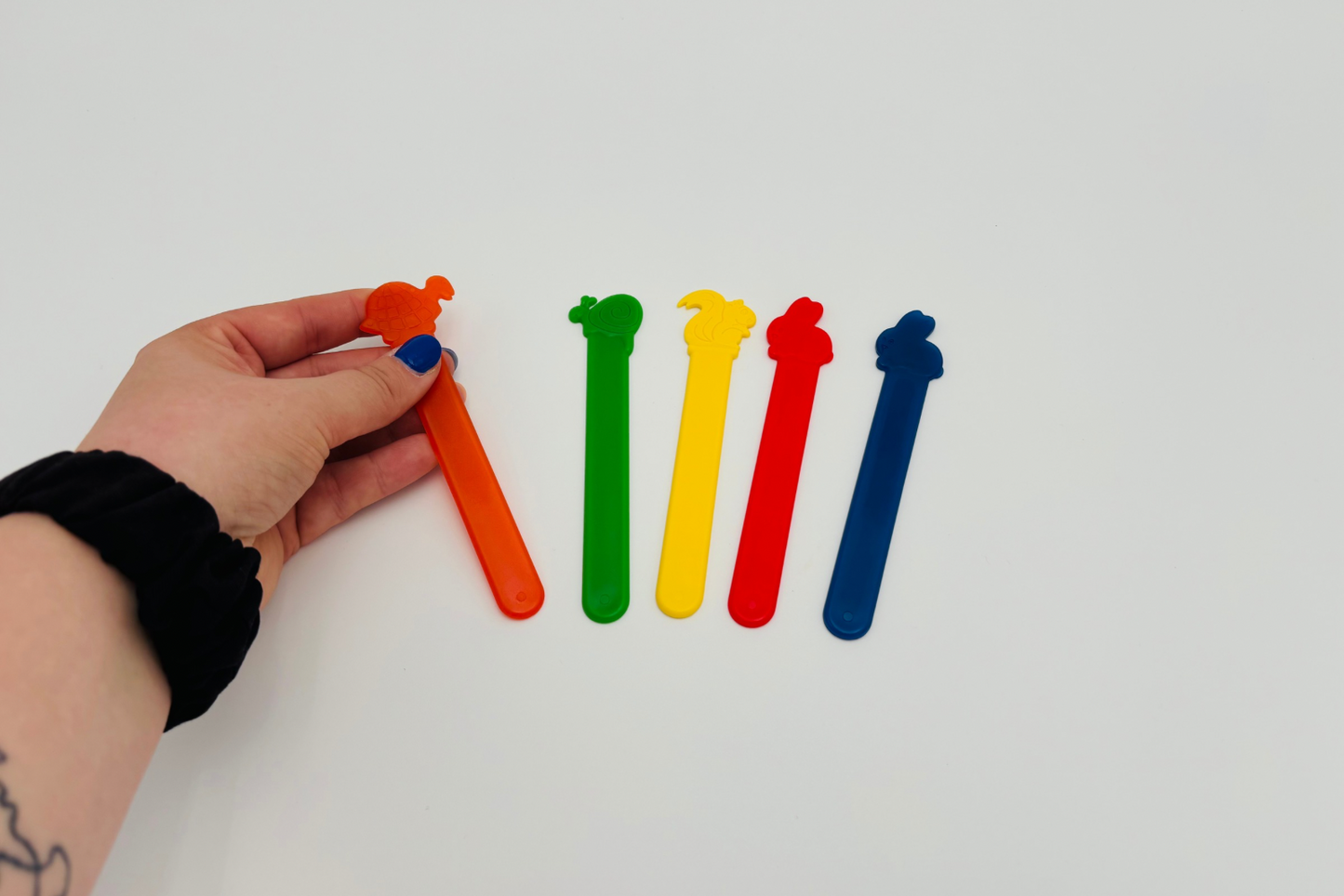 Abaisse-langue colorés animaux lot de 20 GIMA