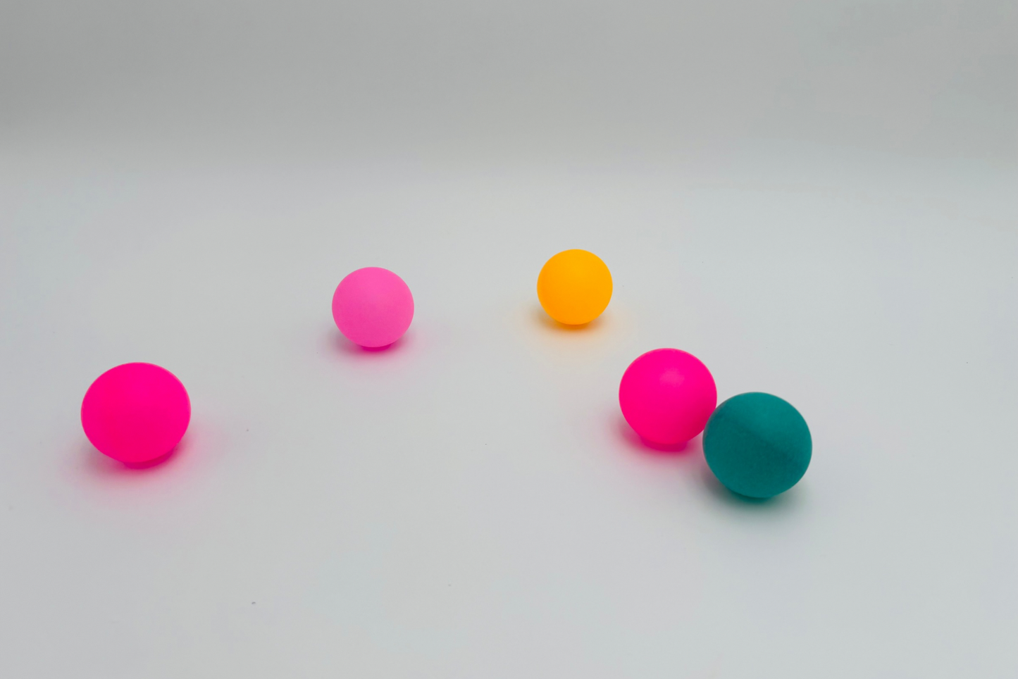 Balles de ping-pong colorées lot de 5