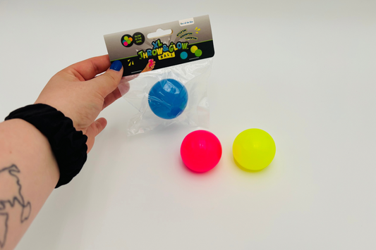 Balles fluorescentes lot de 3