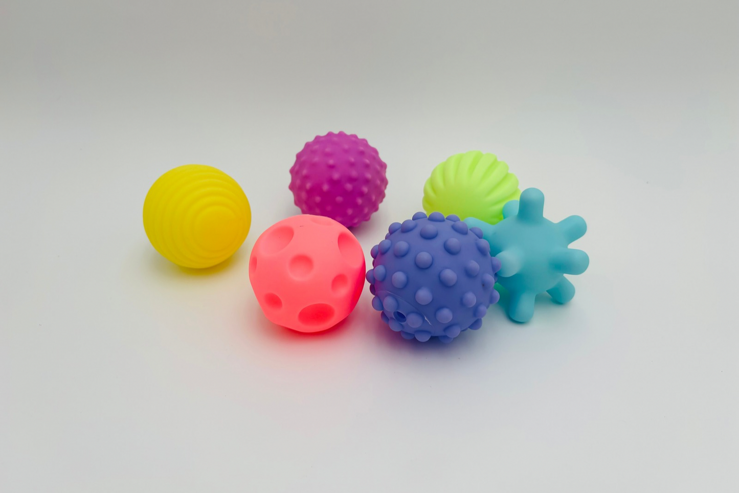 Balles sensorielles, lot de 6