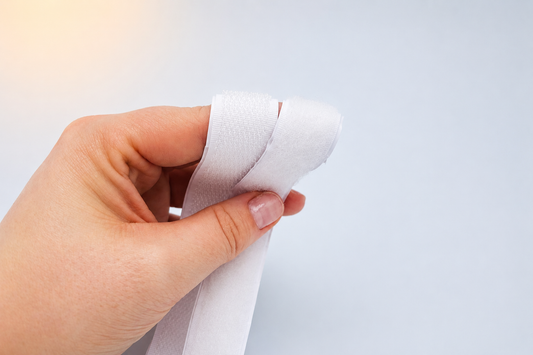 Bandes de scratch Velcro adhésif blanches – 2 x 1 m