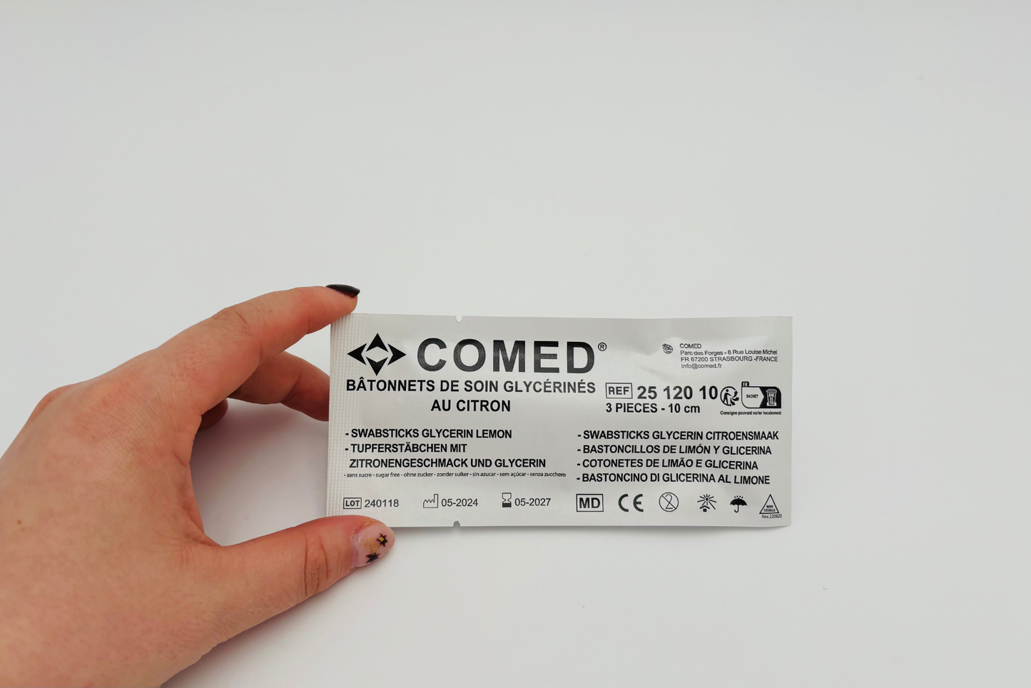 Bâtonnets glycérinés citron lot de 3