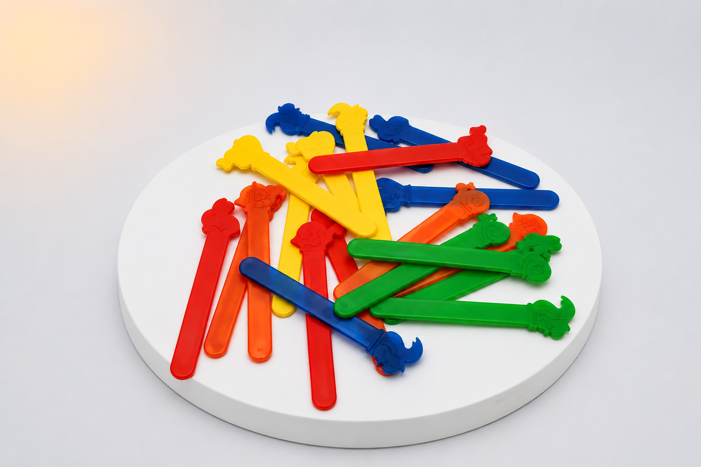 Abaisse-langue colorés animaux lot de 20 GIMA