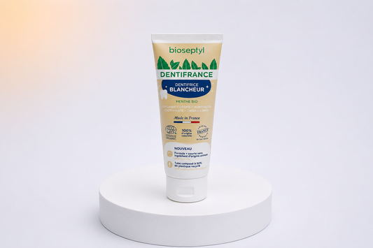 Dentifrice blancheur menthe bio