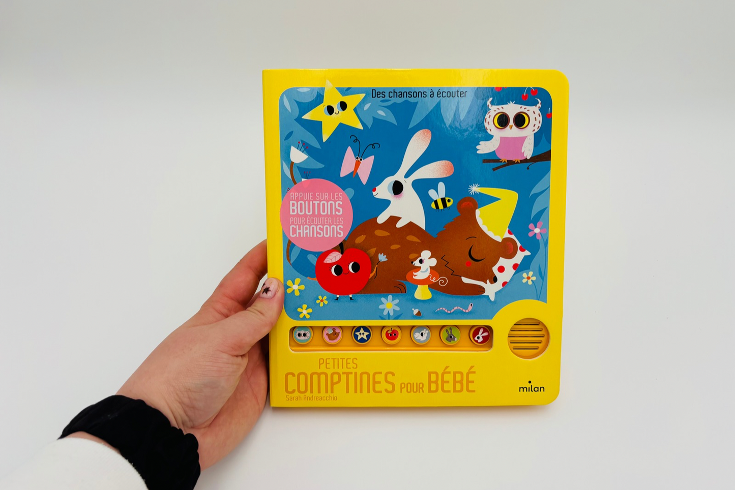 Livre "sonore petites comptines pour bébé"