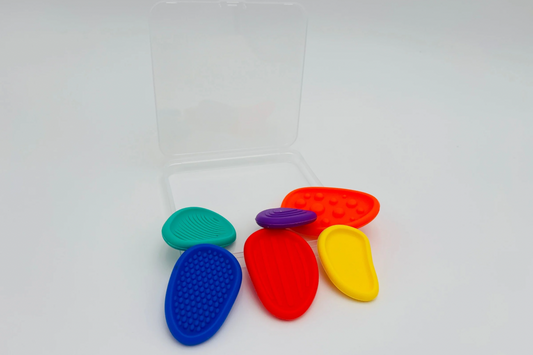 Galets anti stress texturés lot de 6