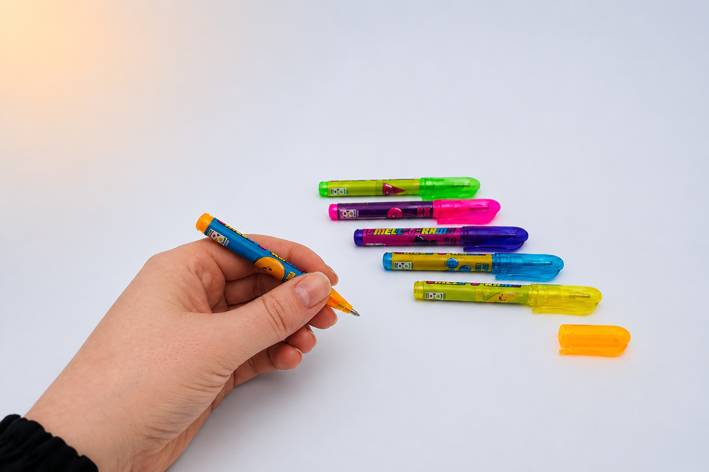 Mini stylos en gel parfumés lot de 6