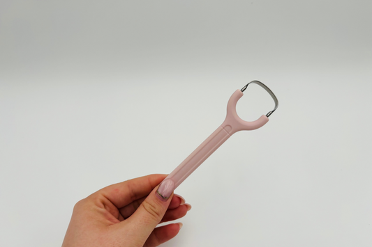 Gratte langue en acier inoxydable