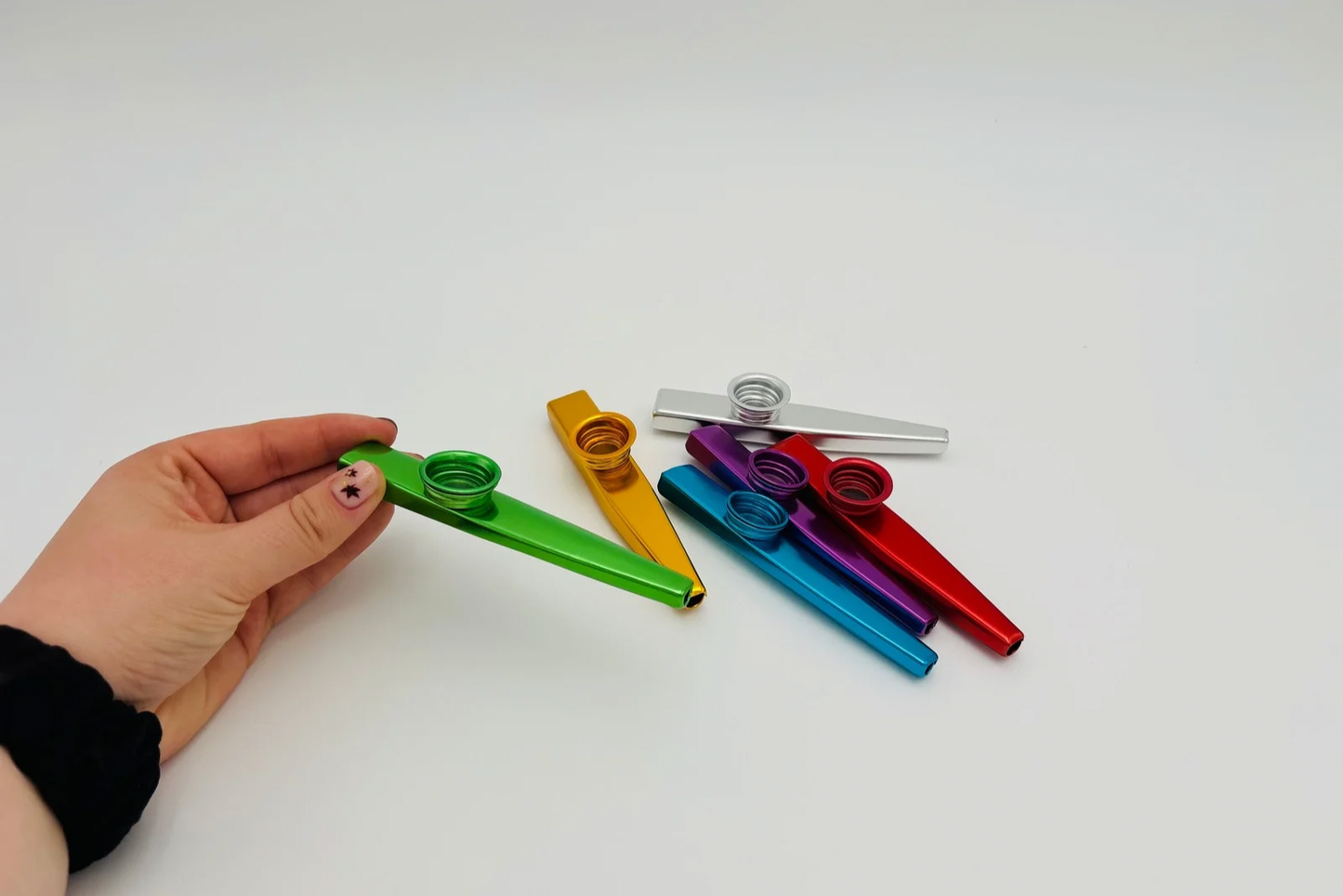 Kazoo métal coloré