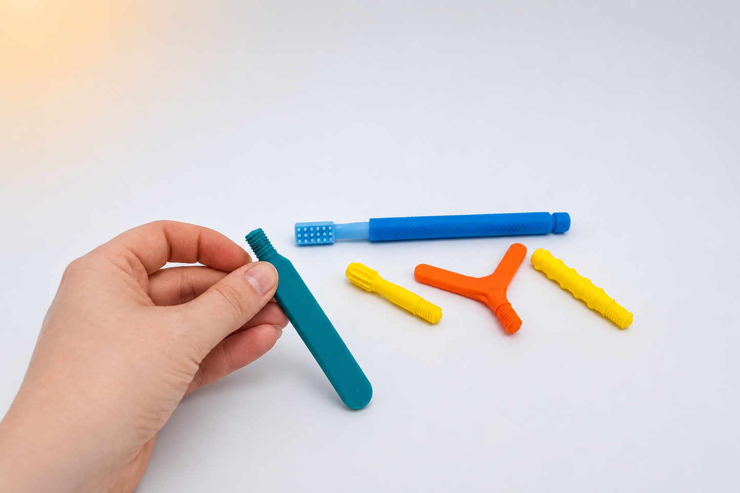 Kit Z-Vibe® avec embouts thérapeutiques ARK Therapeutic – Stimulation et motricité orale