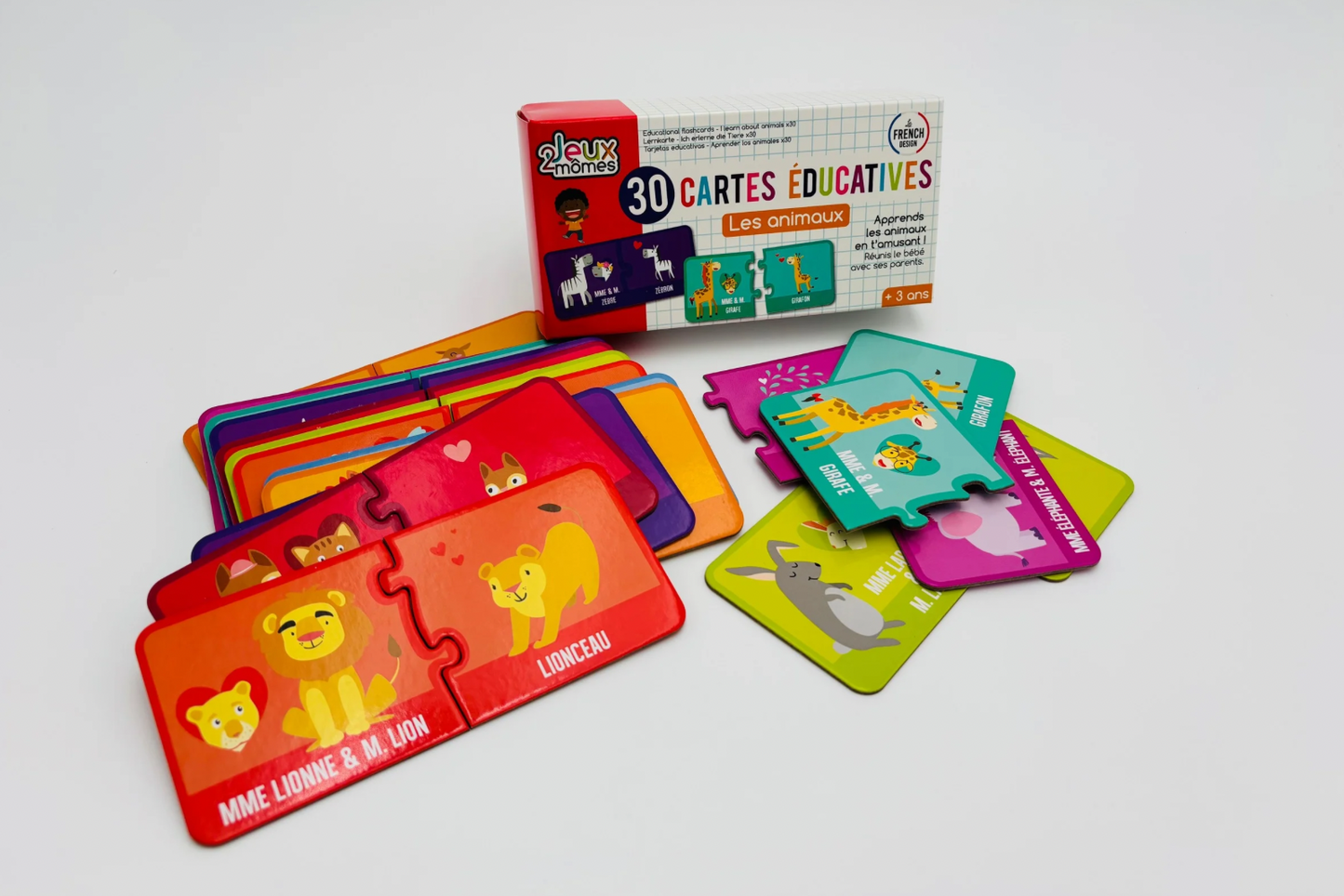 Cartes éducatives "J'apprends les animaux"