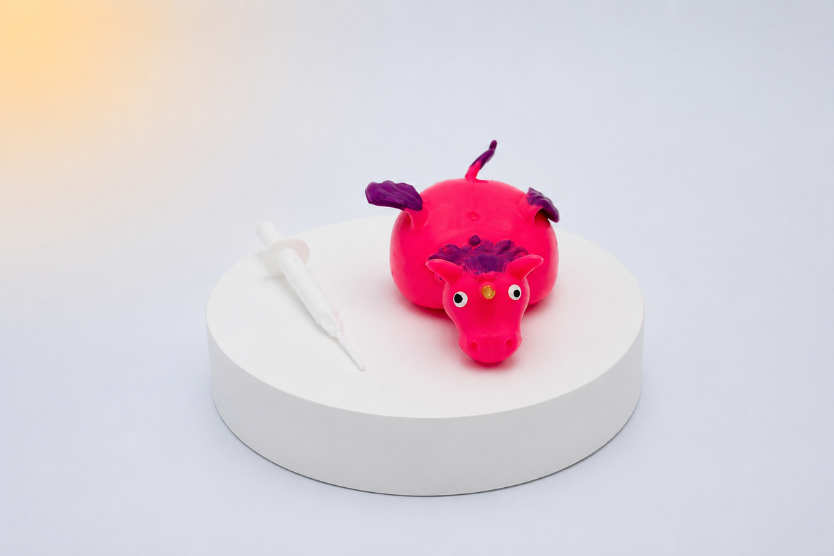 Ballon gonflable licorne