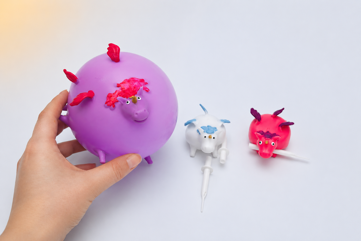 Ballon gonflable licorne