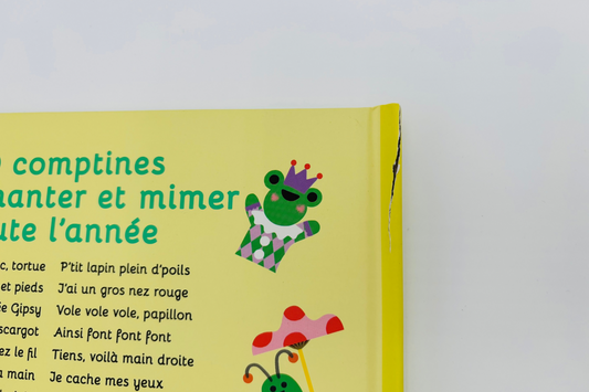 Livre « Mon recueil de comptines pour jeux de doigts »