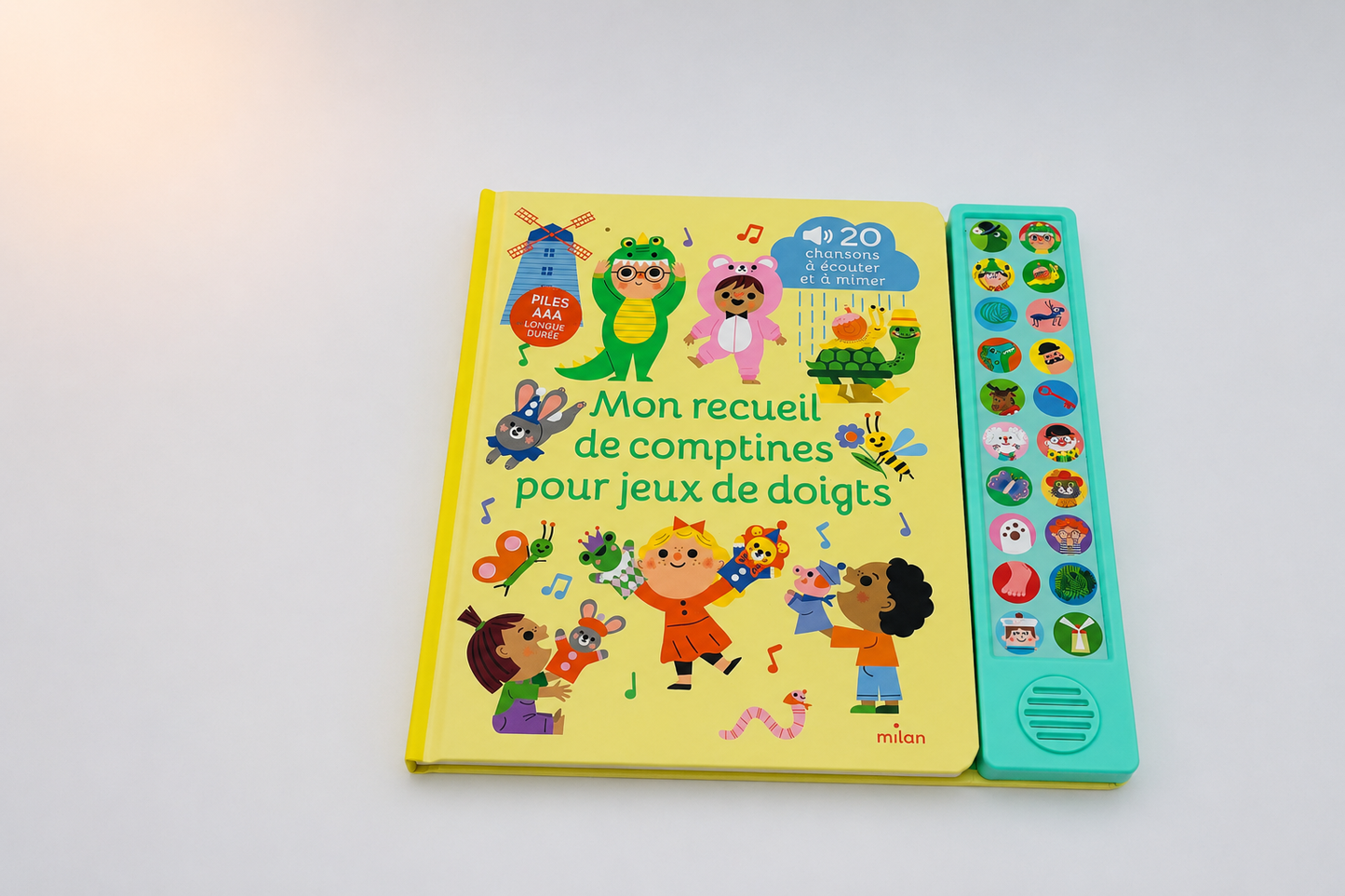 Livre "Mon recueil de comptines pour jeux de doigts"