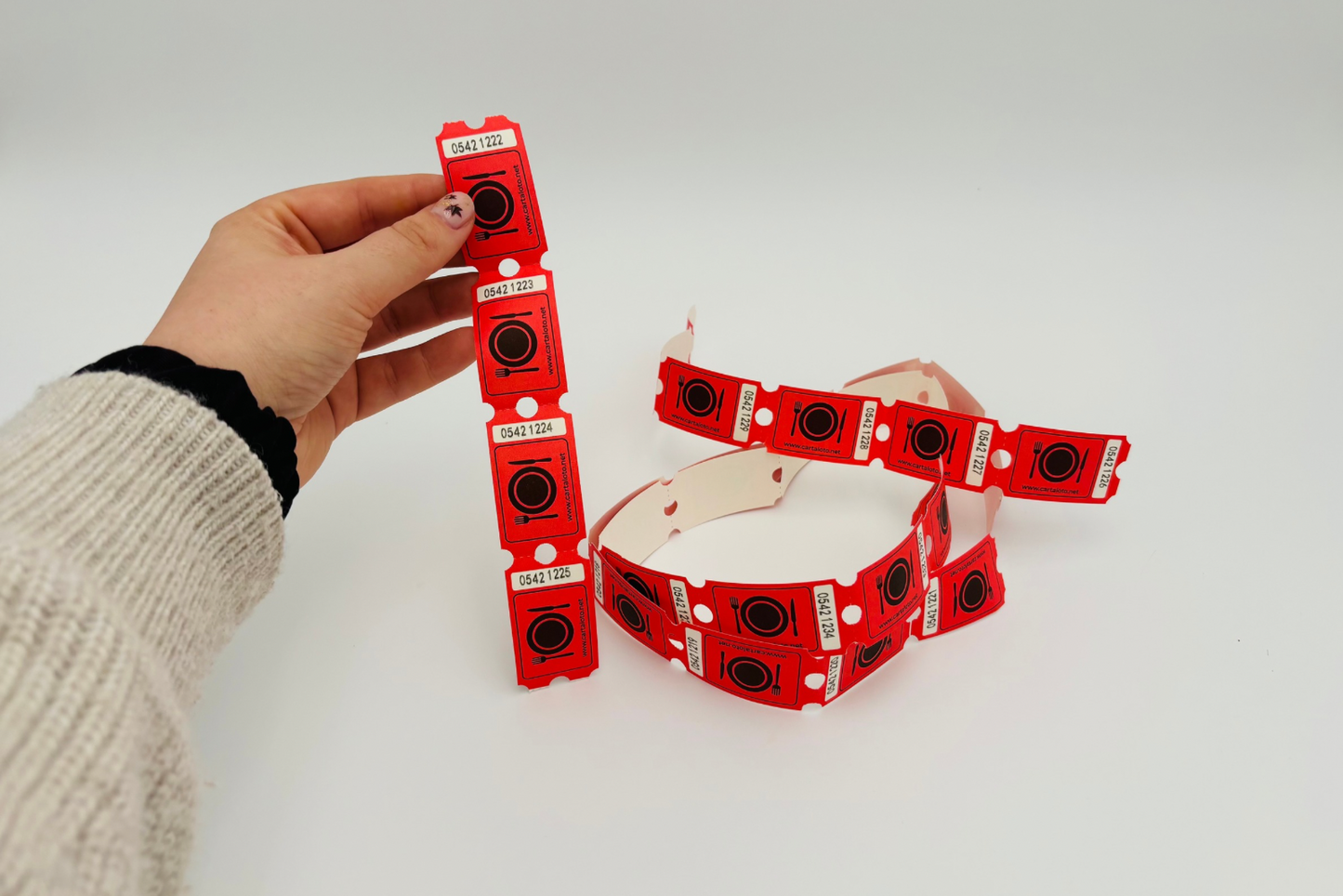 Rouleau de 30 tickets repas