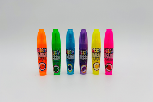 Mini surligneurs parfumés lot de 6