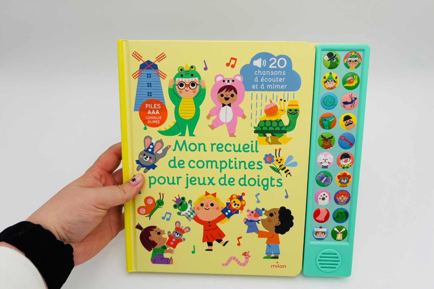 Livre « Mon recueil de comptines pour jeux de doigts »