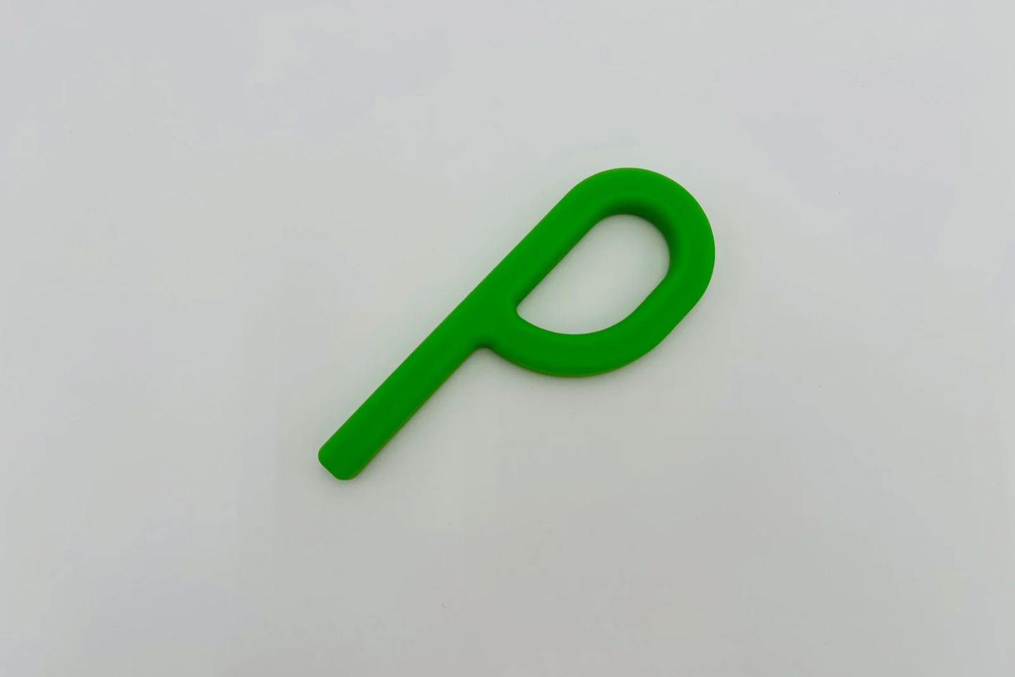 Outil de mastication forme "P" vert