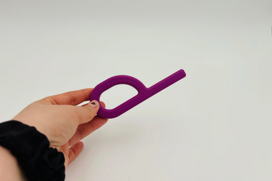 Outil de mastication forme "P" violet