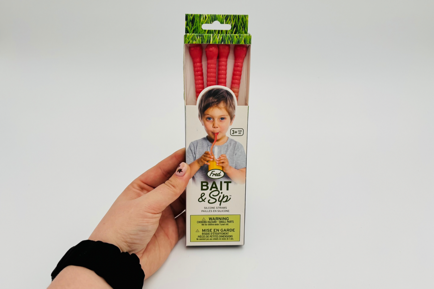 Pailles ver de terre lot de 4