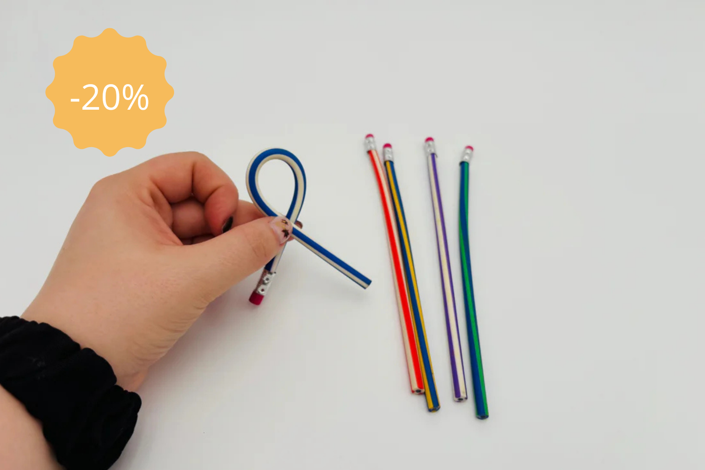 Crayons pliables lot de 5