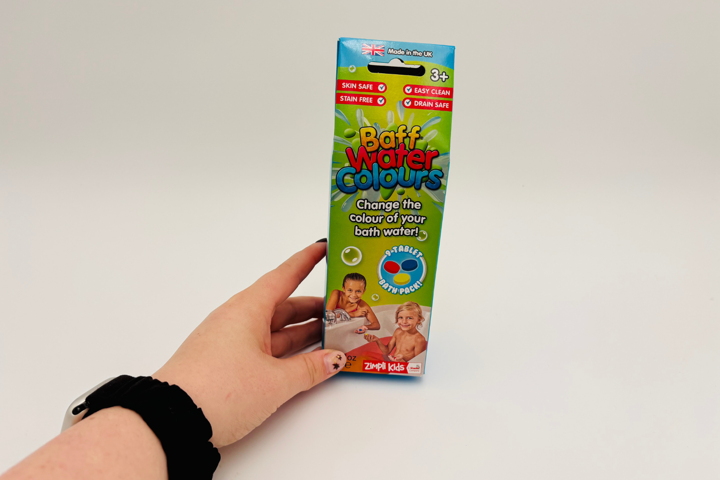 Pastilles effervescentes colorantes, lot de 9