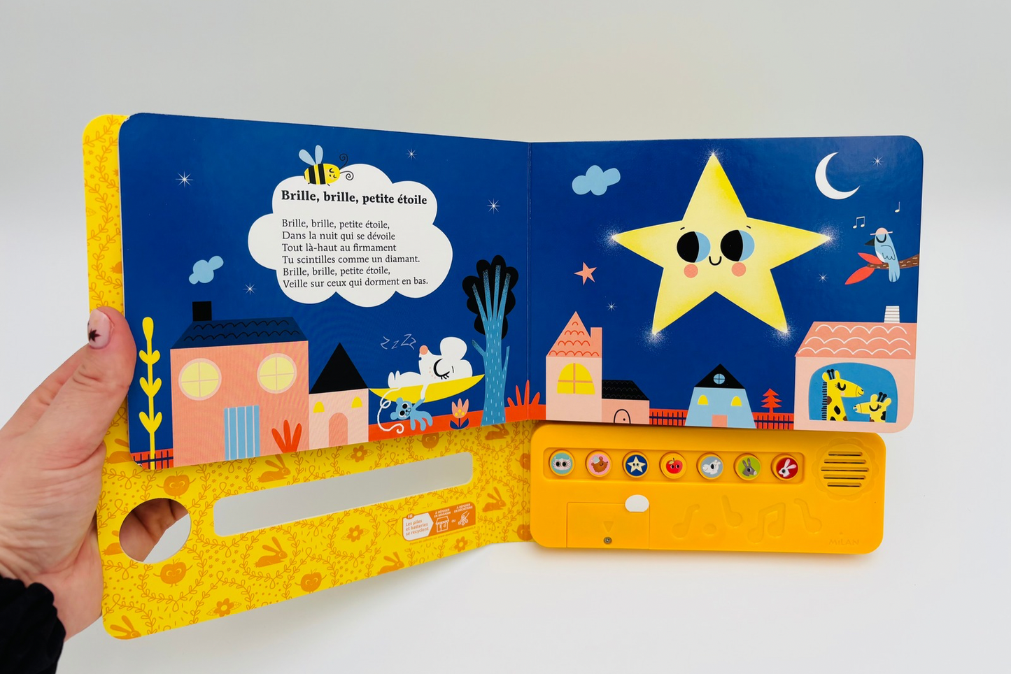 Livre "sonore petites comptines pour bébé"