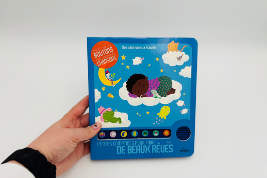 Livre "petites comptines pour faire de beaux rêves"