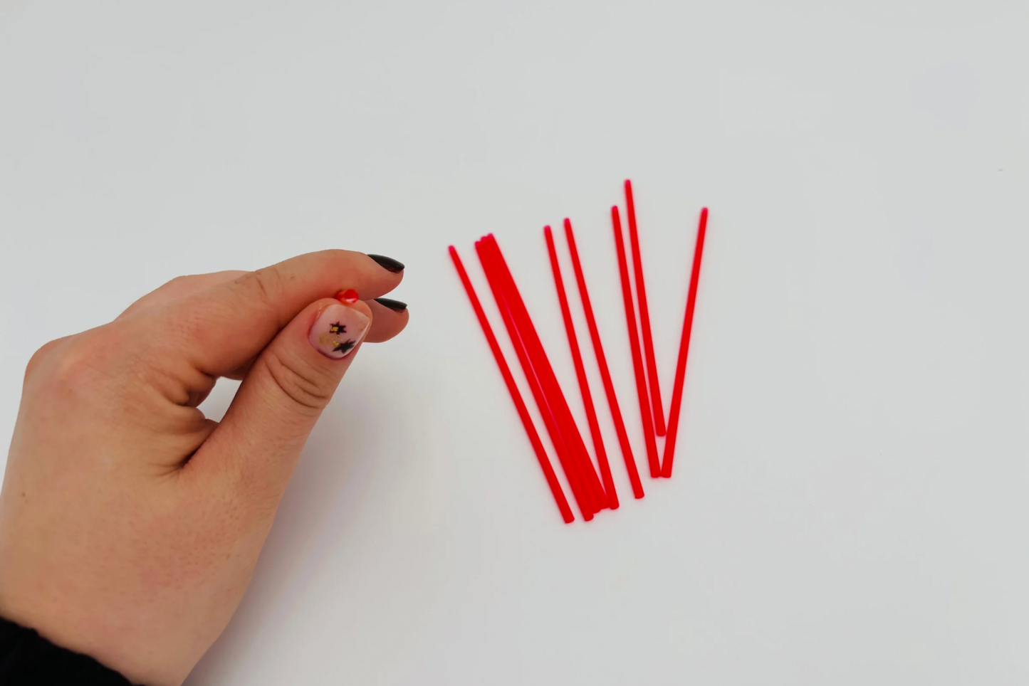 Petites pailles fines lot de 10