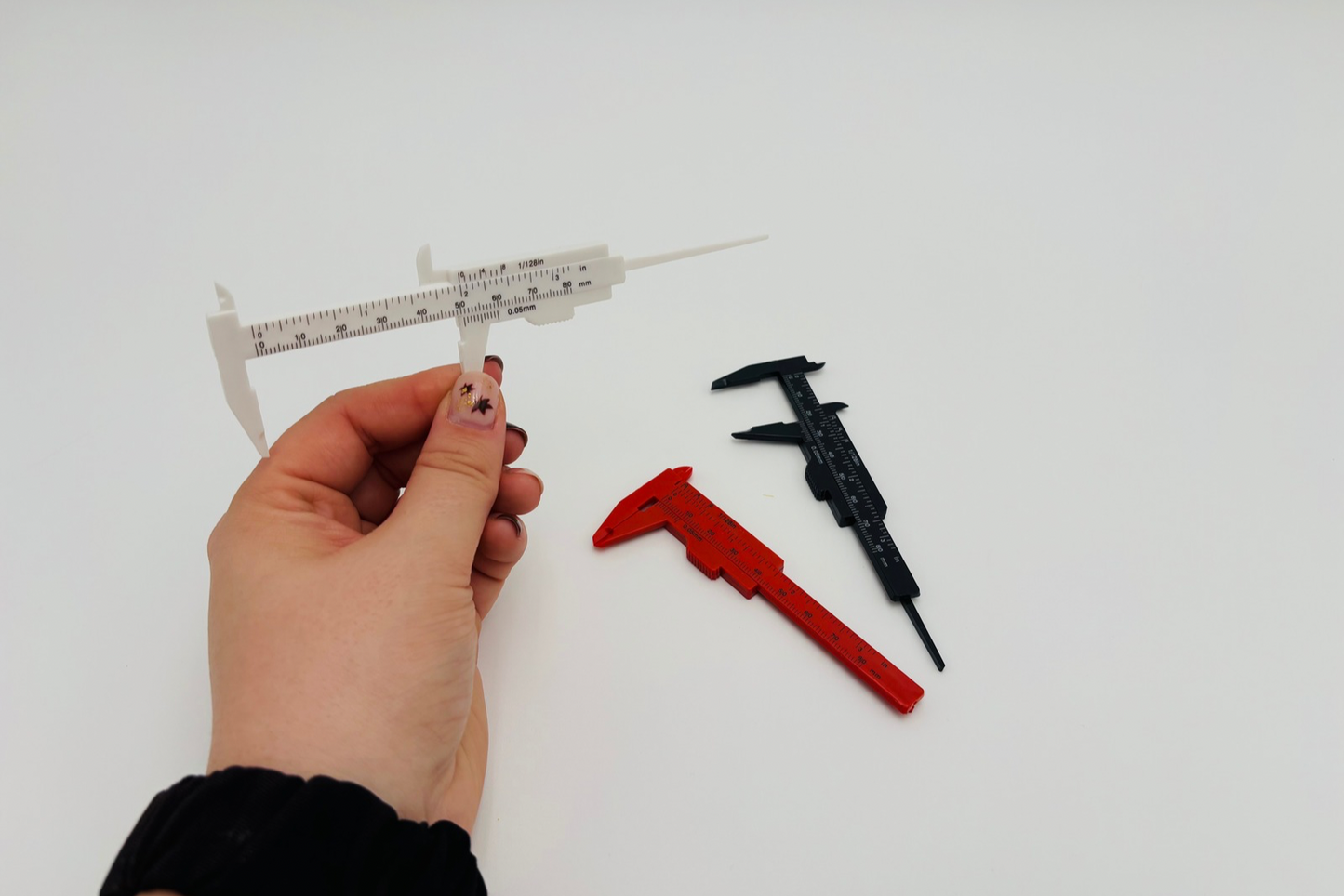 Pied à coulisse, mesure ouverture mâchoire