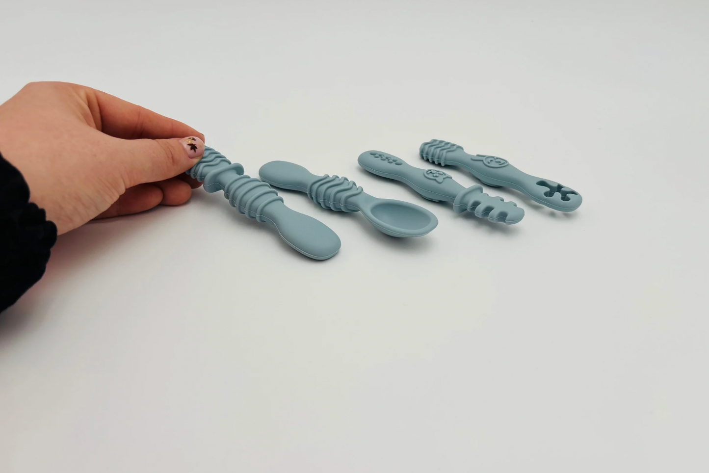 Pré-cuillères alimentaires lot de 4