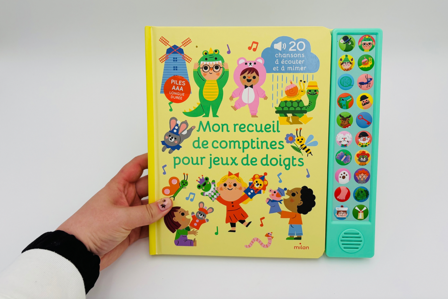 Livre "Mon recueil de comptines pour jeux de doigts"