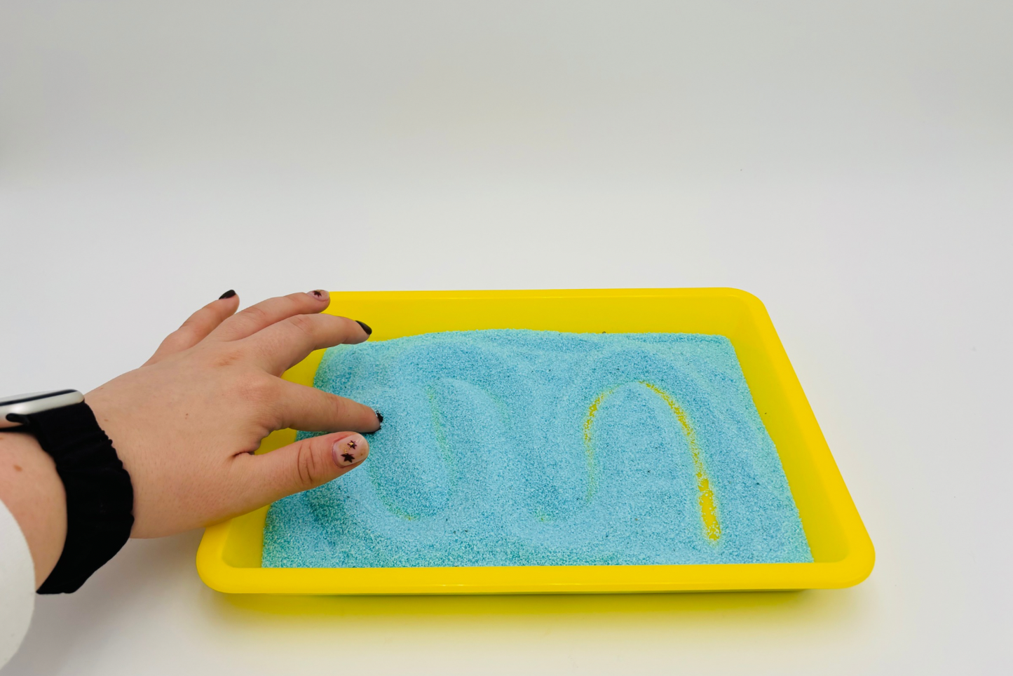 Sable coloré, grains fins