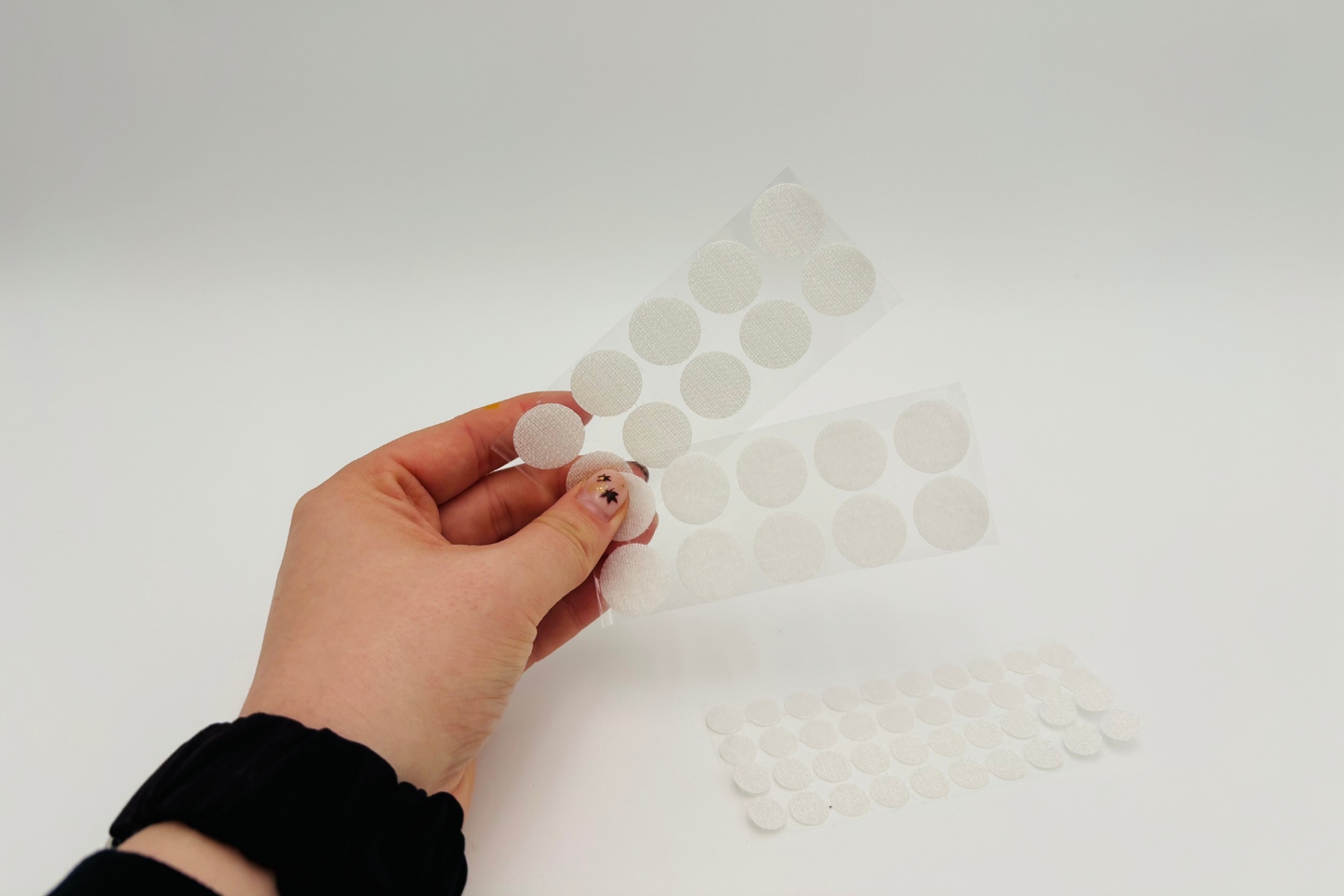 Scratchs autocollants ronds, lots de 10 et 20 paires