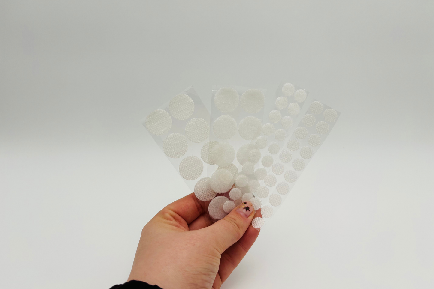 Scratchs autocollants ronds, lots de 10 et 20 paires