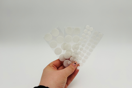 Scratchs autocollants ronds, lots de 10 et 20 paires