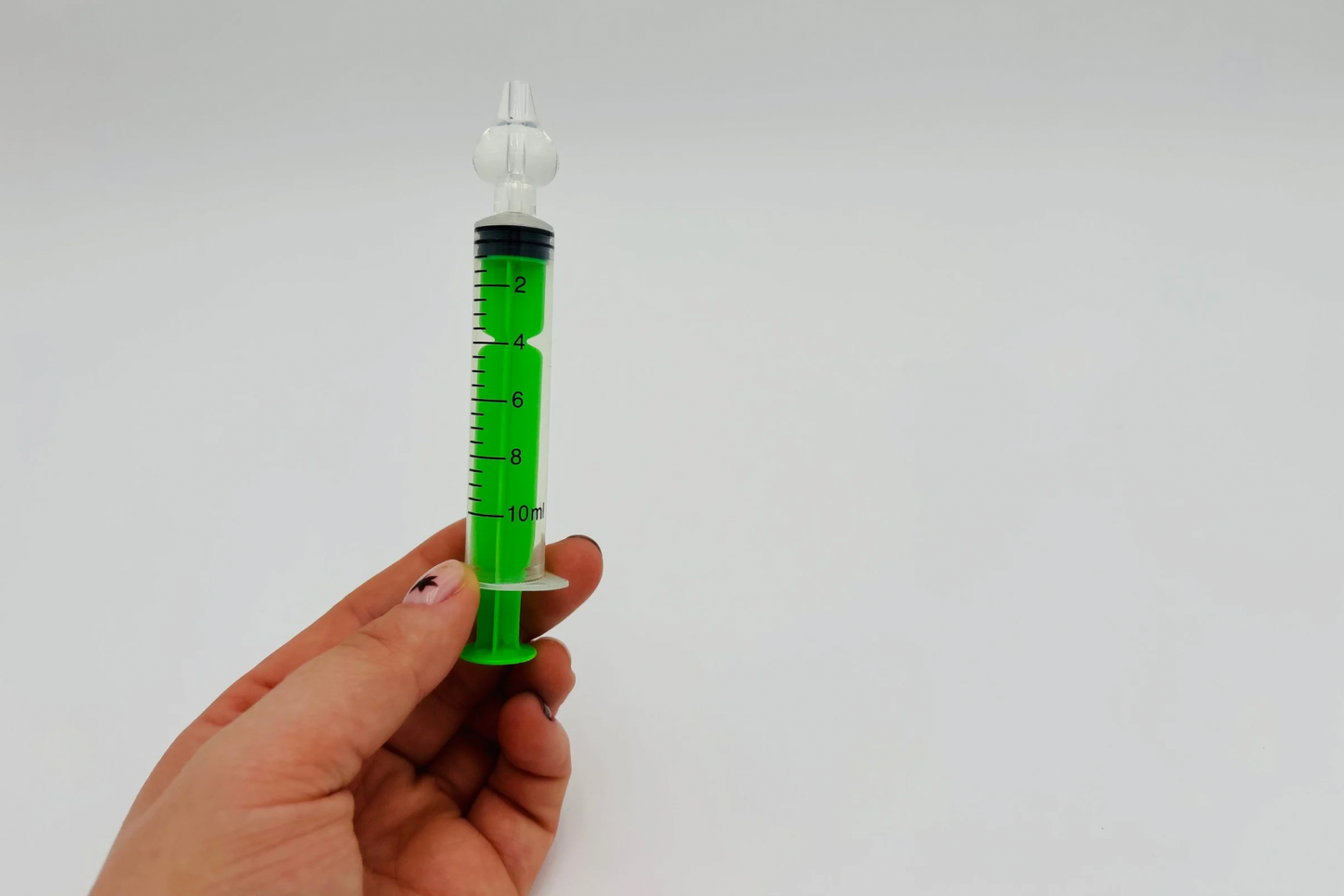 Seringue couleur lavage nez