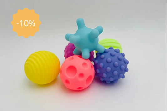 Balles sensorielles, lot de 6