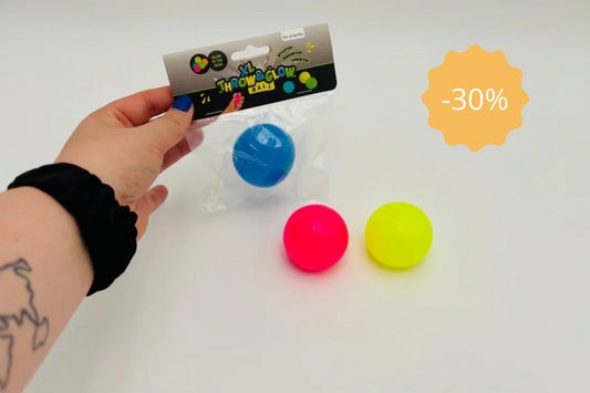 Balles fluorescentes lot de 3