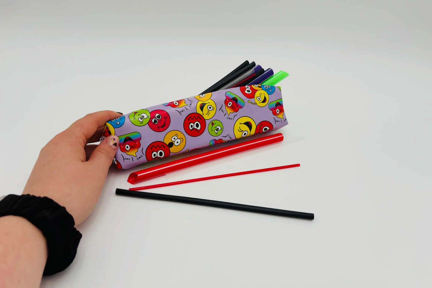 Trousse avec pailles
