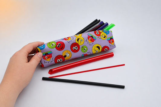 Trousse avec pailles