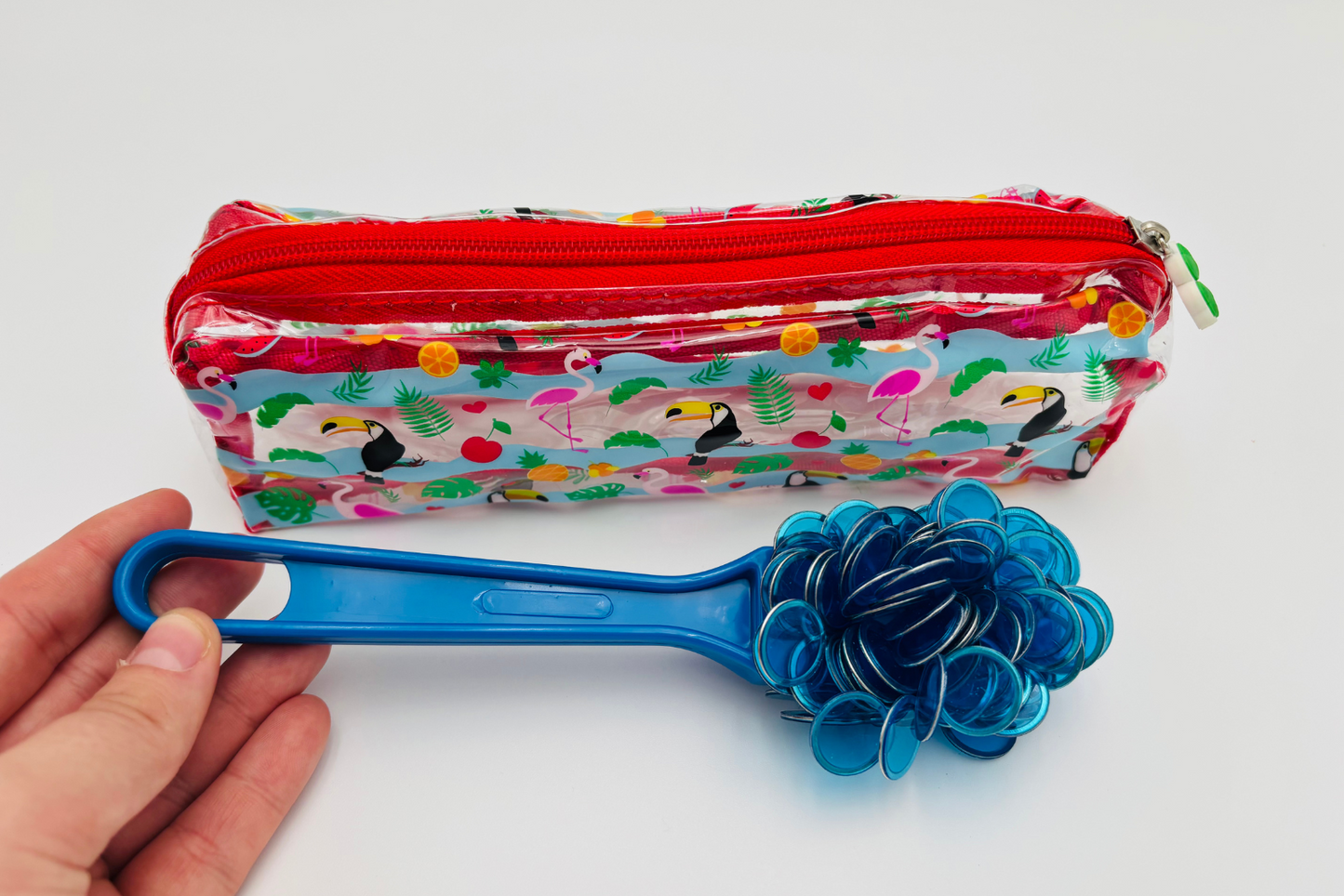 Bâton magnétique et pions aimantés avec trousse