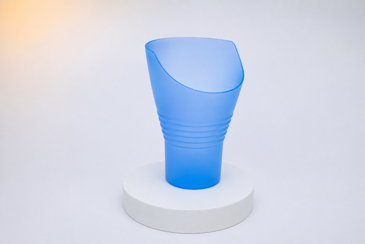 Verre à découpe nasale