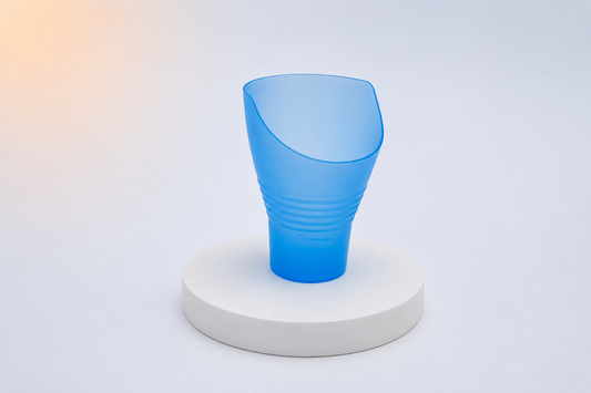 Verre à découpe nasale